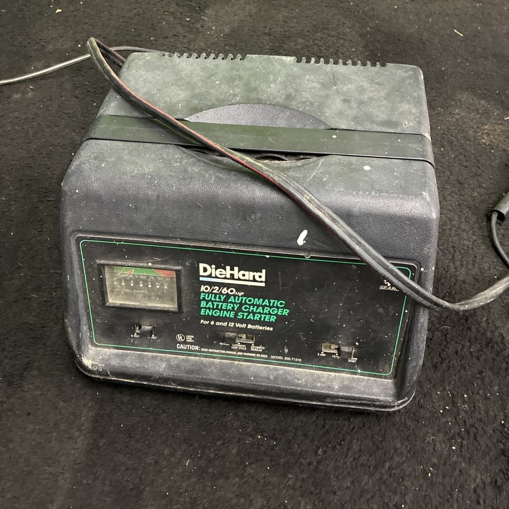 Sears DieHard 6 12V 10 2 60 Amp Battery Charger Engine Starter 200.71310 - READ!